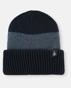 Block Stripe Beanie