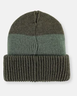 Block Stripe Beanie