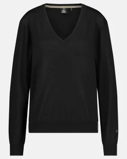 De Antistatische Merino Wool Amalfi Trui Met V-Hals