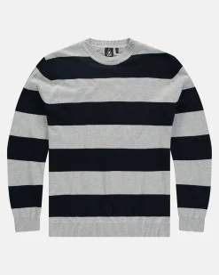 De Tijdloze Gebreide Yarn-Dyed Binnacle Sweater