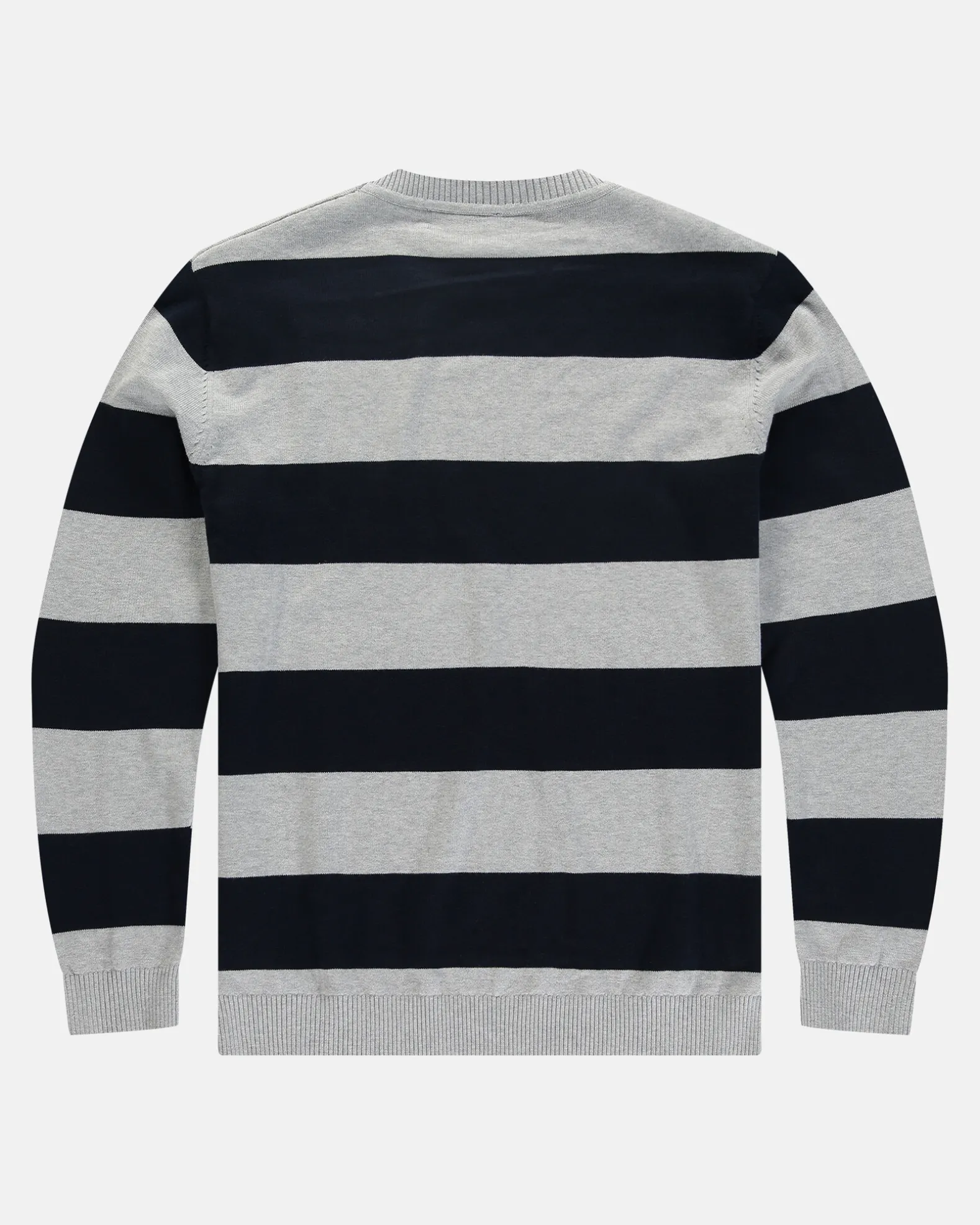 De Tijdloze Gebreide Yarn-Dyed Binnacle Sweater