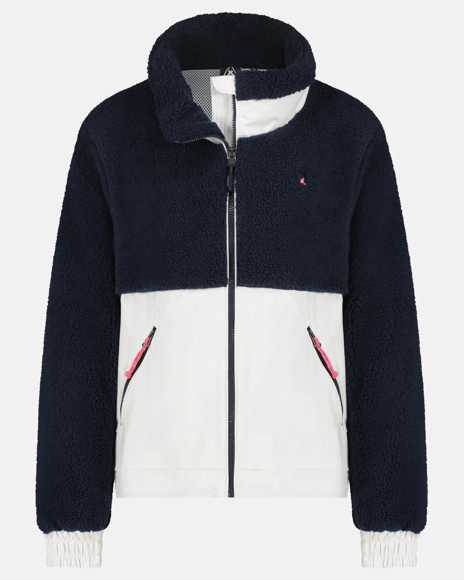 Fabric-Mix Fleece Jacket Laser