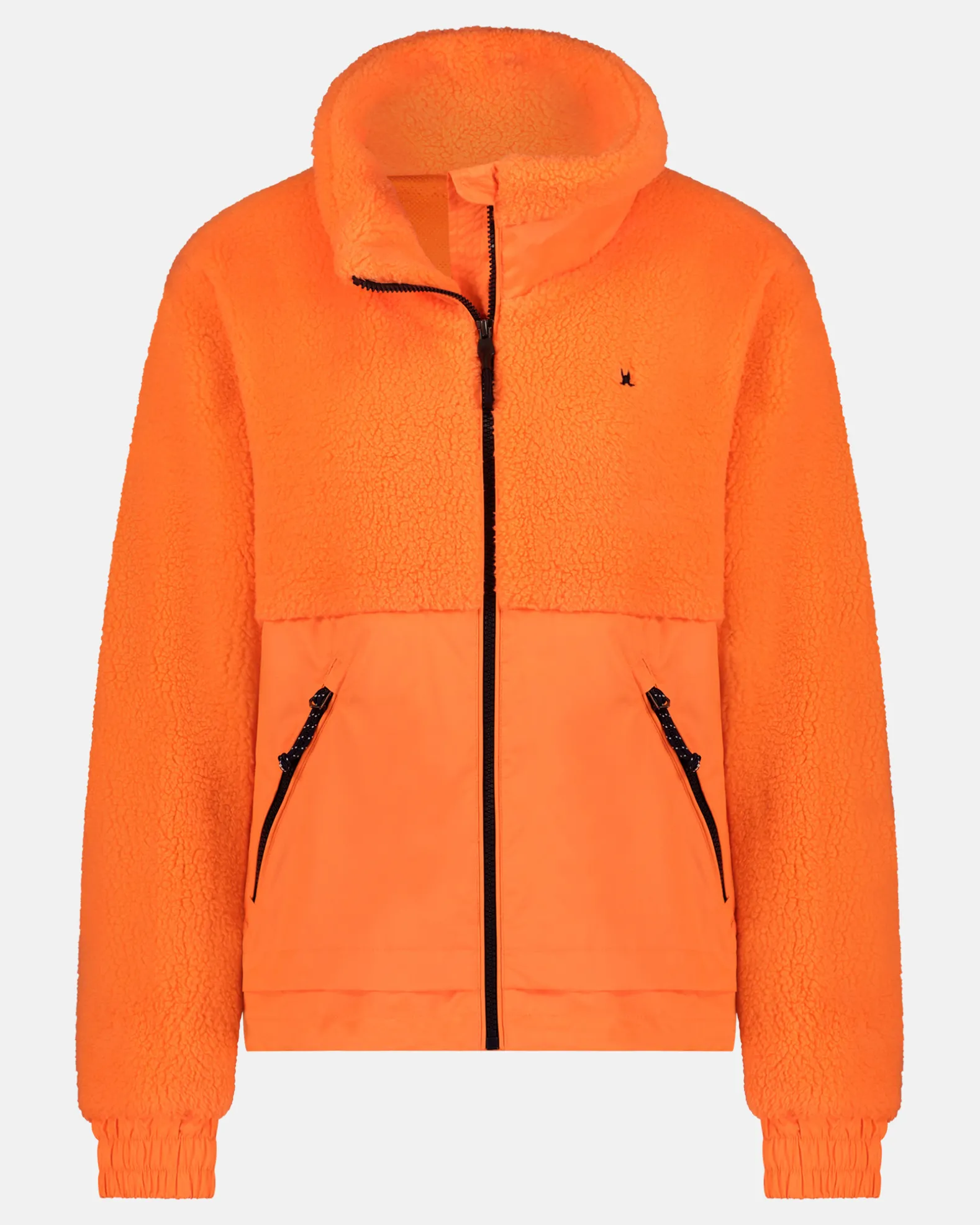 Fabric-Mix Fleece Jacket Laser