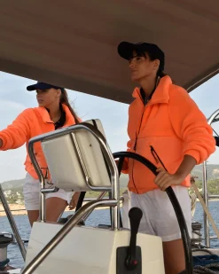 Fabric-Mix Fleece Jacket Laser