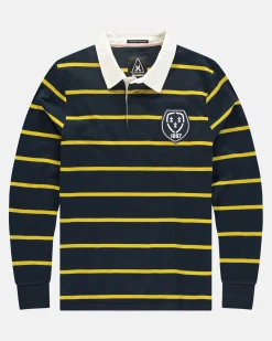 Het Klassieke Gebreide Rugbyshirt Van 100% Katoen