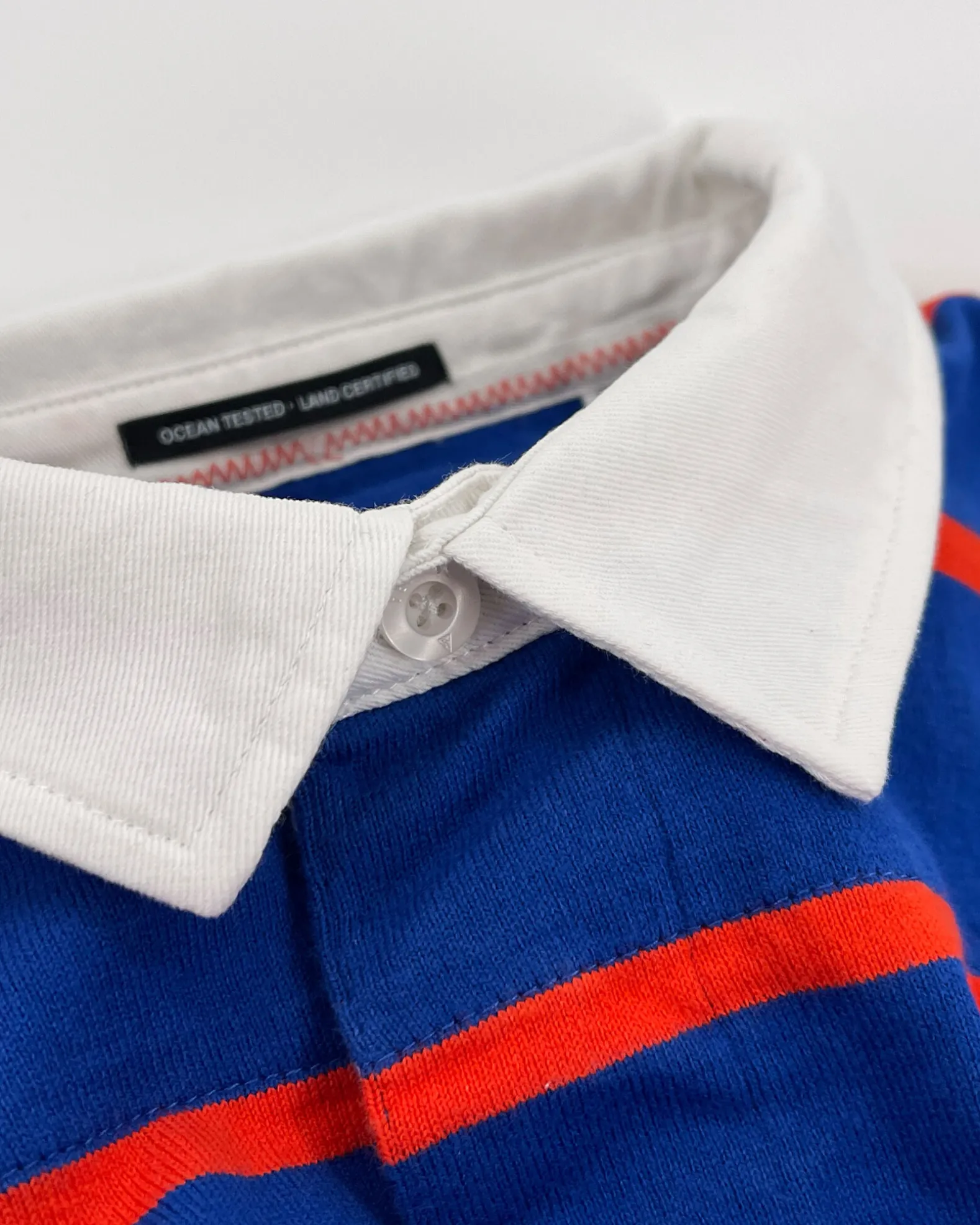 Het Klassieke Gebreide Rugbyshirt Van 100% Katoen