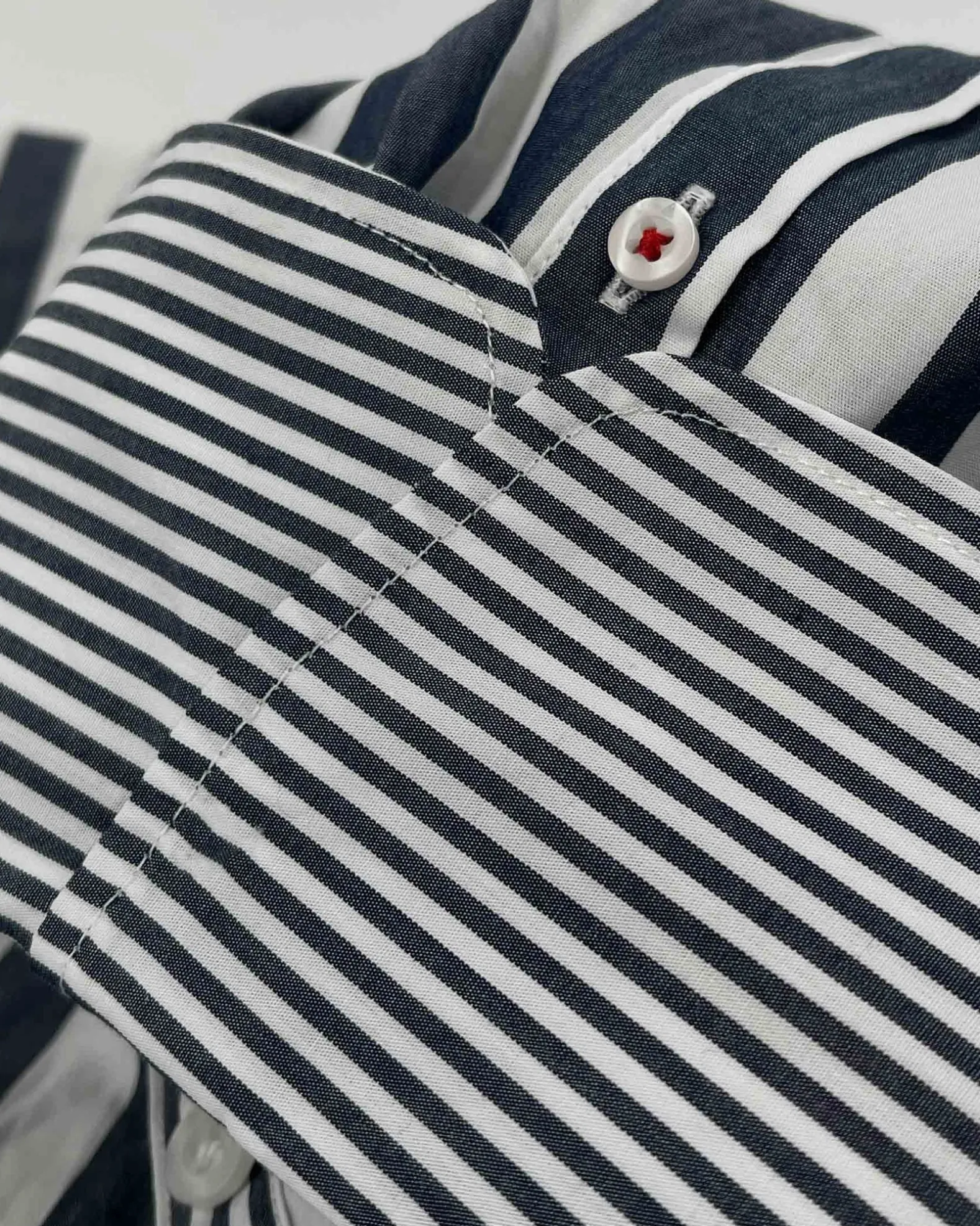 Klassiek Gestreepte Olivia Blouse Van 100% Katoen