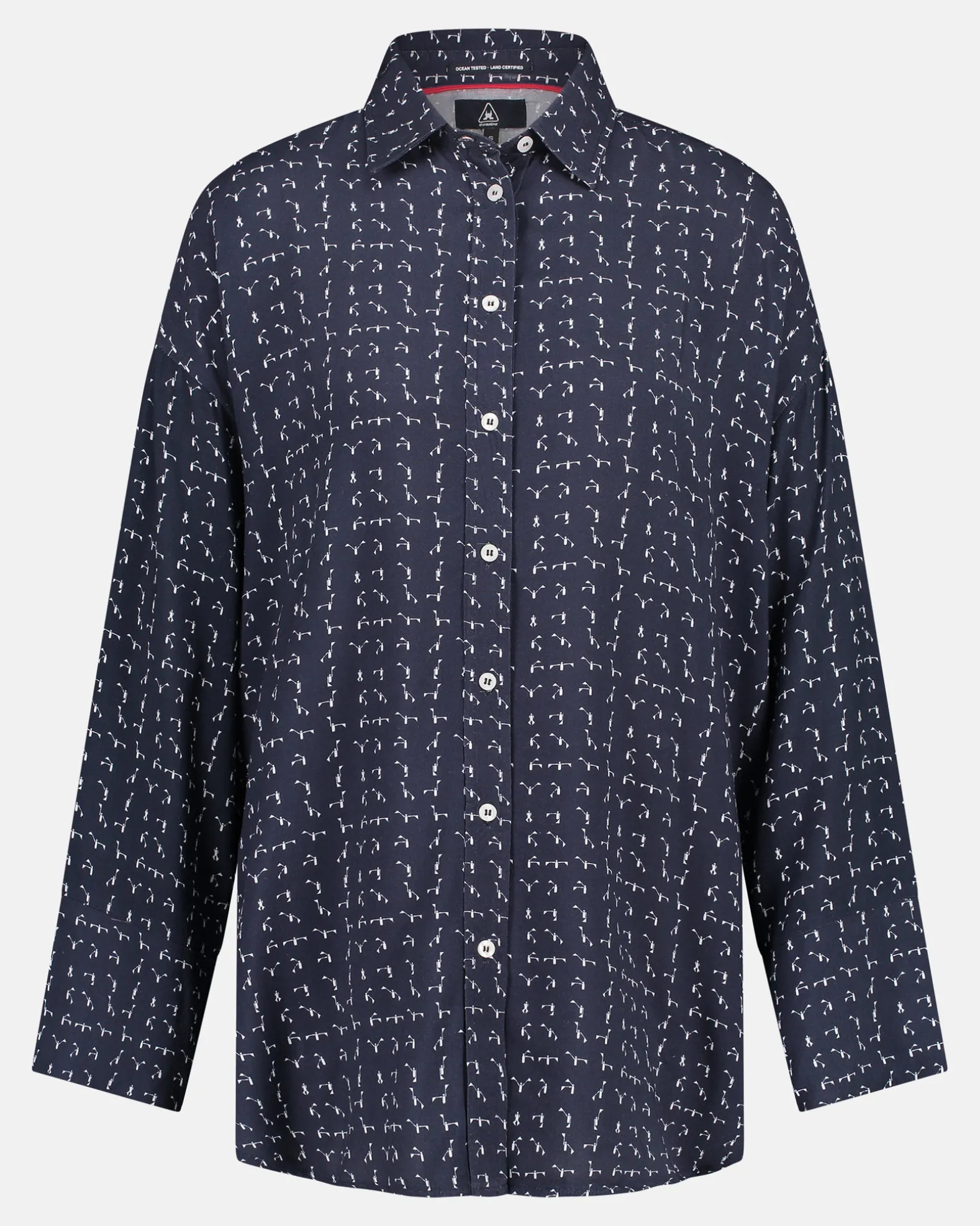 Olivia Flag Boyfriend Shirt