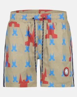 Tahiti Zwembroek Met All-Over Print