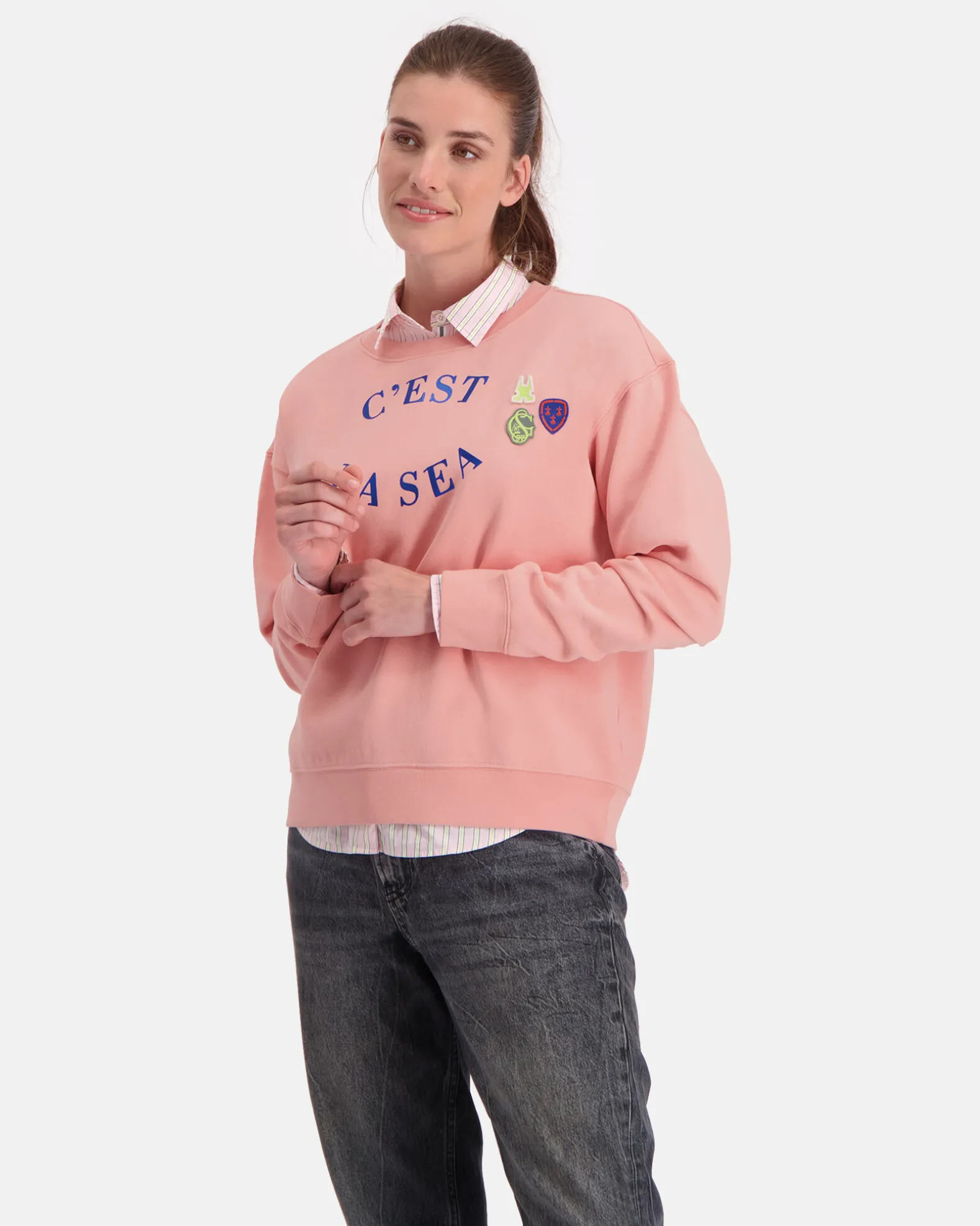 Vintage Katoenen Sweater Venice Beach